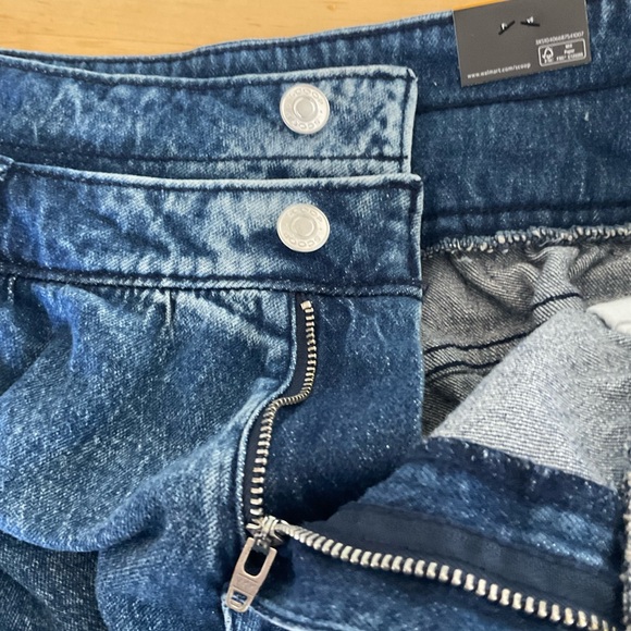 Blue and Gray Striped Sweater with Denim Skirt scoop size 12 - Picture 8 of 11